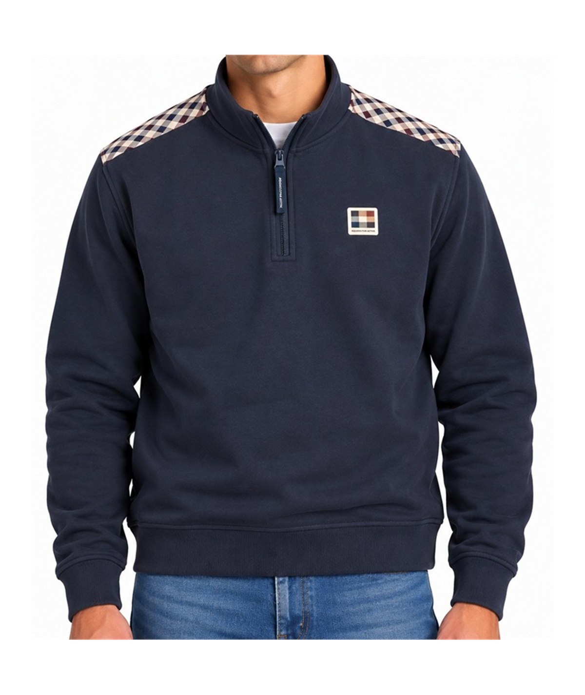 felpa mezza zip aquascutum 5