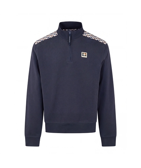 felpa mezza zip aquascutum 3