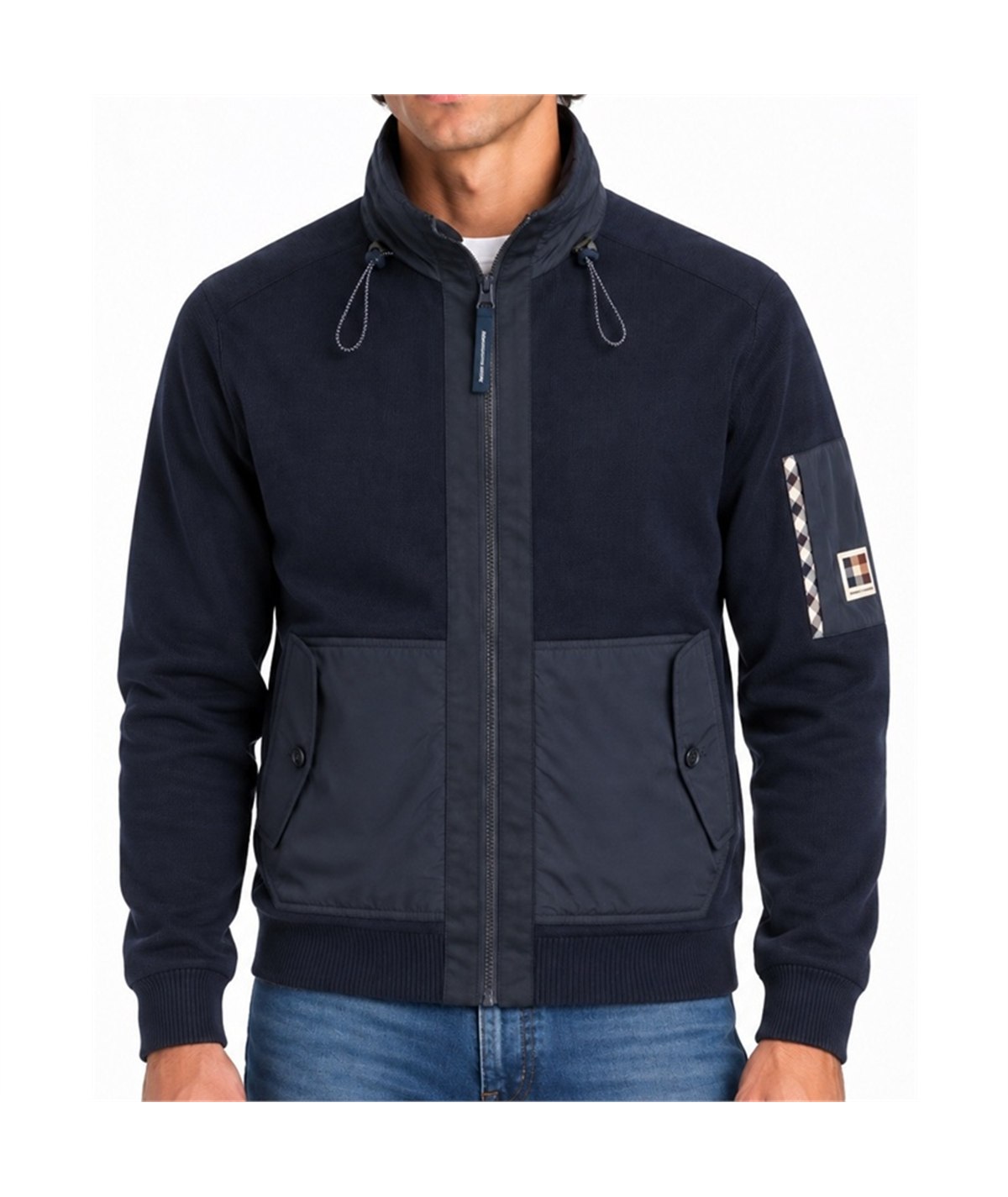AA_A006_W001 maglia zip navy aquascutum 0