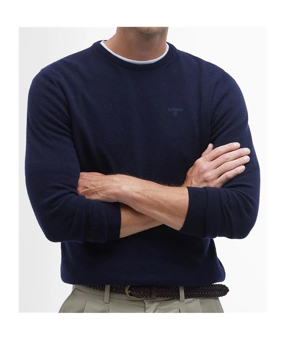 MKN0345NY71 maglia lana giro Barbour 1 MKN0345NY71 maglia lana giro Barbour 1