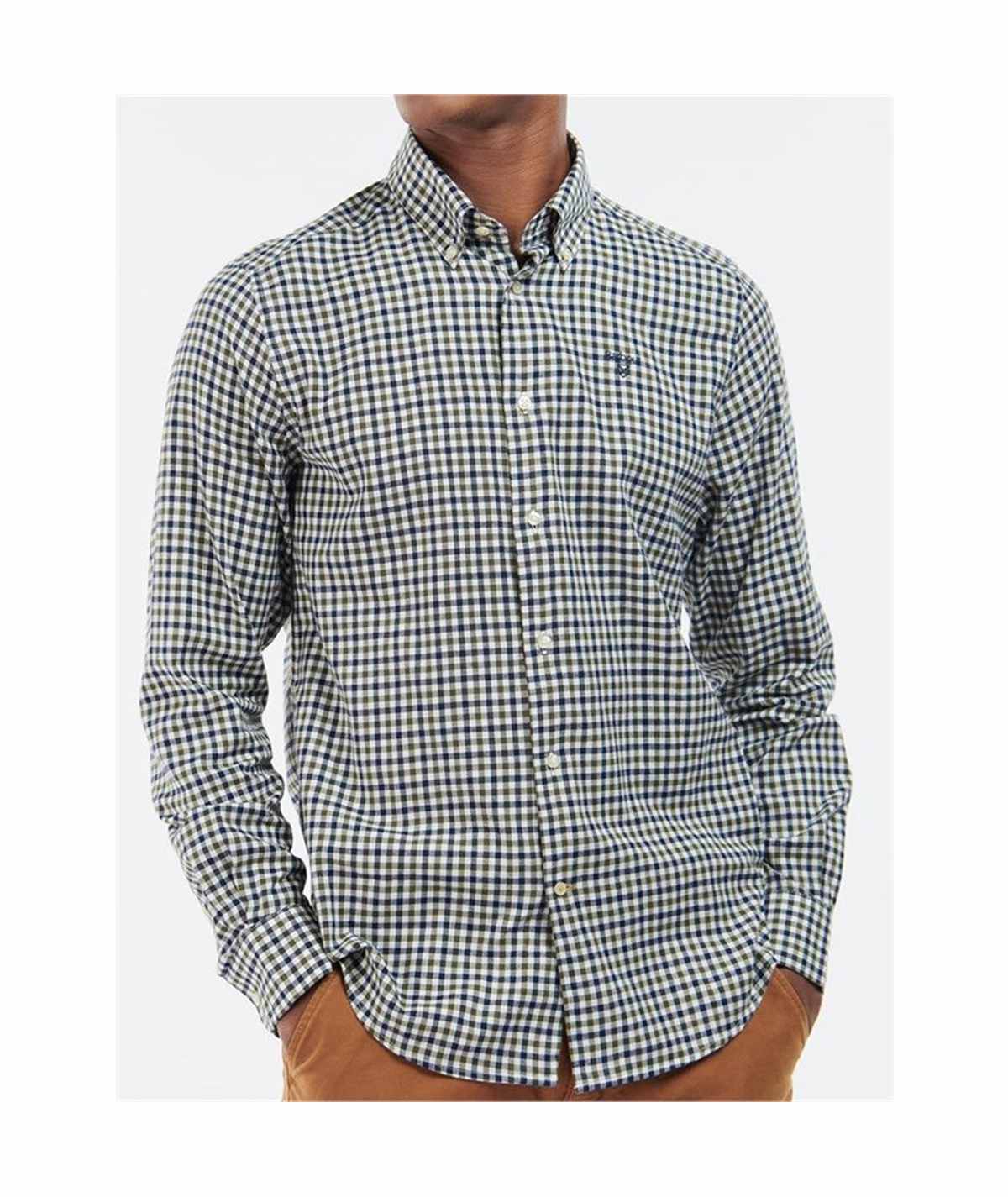 MSH5242OL51 camicia check gree blu arbour 1