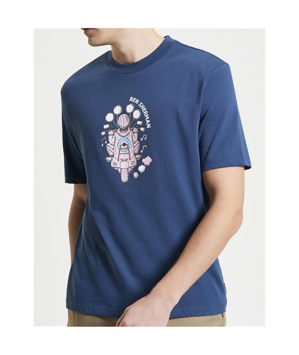 t-shirt mod scooter sherman 1