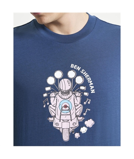 t-shirt mod scooter sherman 2