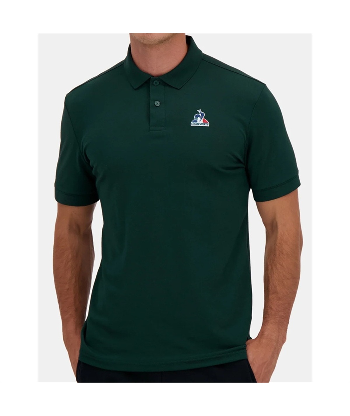 polo le coq sportif verde 1